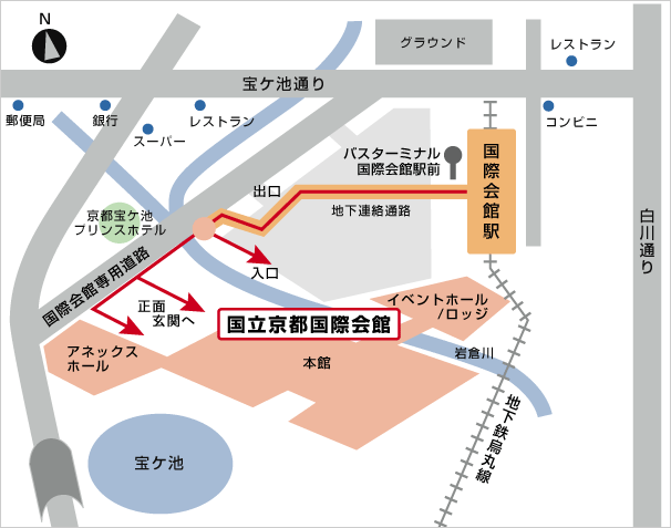 国立京都国際会館地図